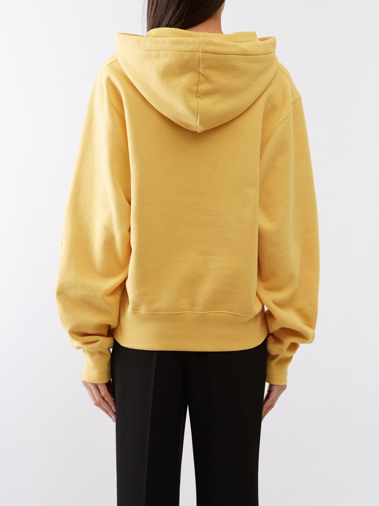 Oversized Logo-Appliquéd Cotton-Blend Jersey Hoodie