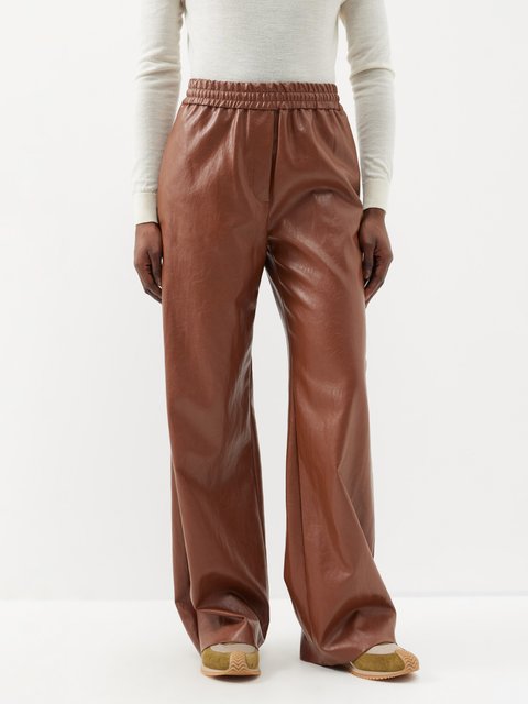 Cotton gabardine trousers, camel | Weekend Max Mara