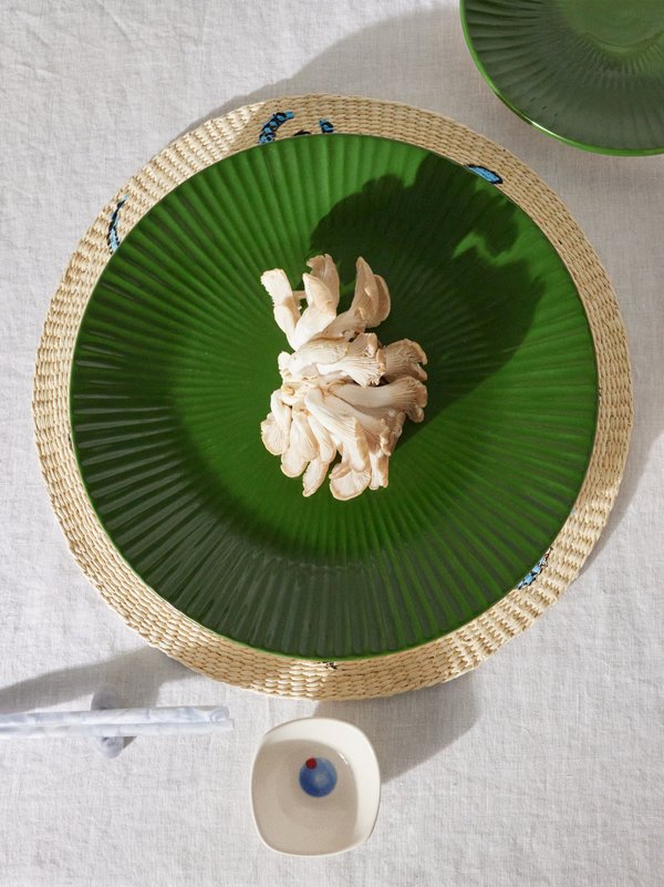 Sensi Studio Set of two Lines ceramic dinner plates