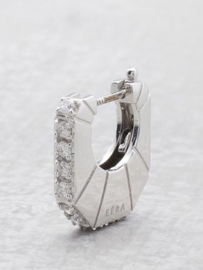 EÉRA Marla diamond & 18kt white gold single earring