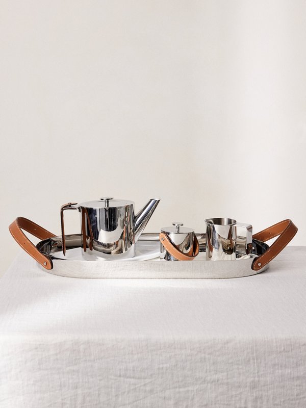 Ralph Lauren Home (Ralph Lauren) Wyatt stainless-steel tea tray