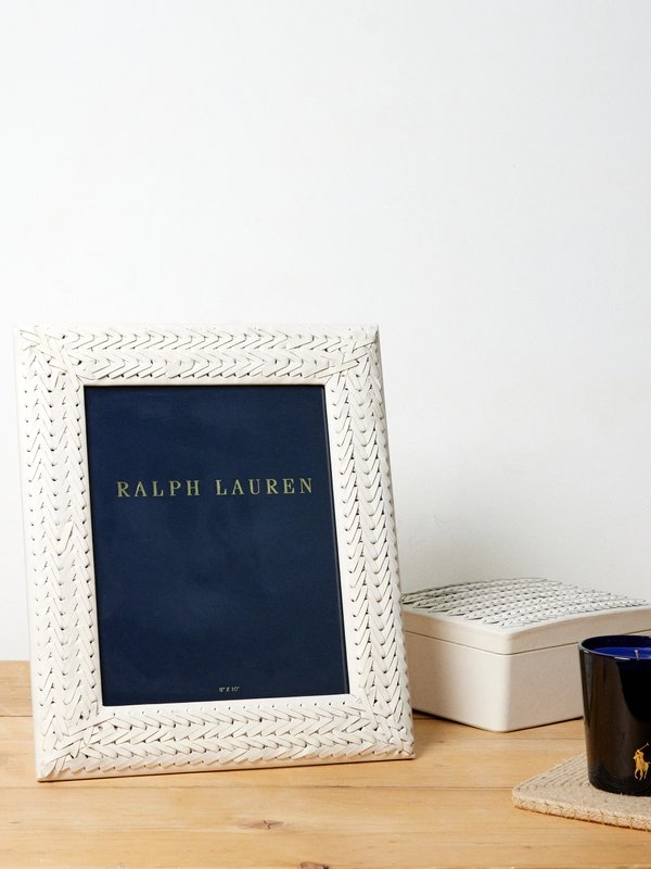 Ralph Lauren Home (Ralph Lauren) Adrienne woven-leather photo frame