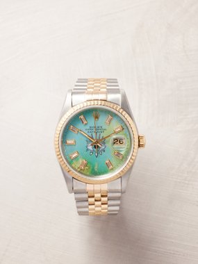 Jacquie Aiche Vintage Rolex Datejust 36mm gold & steel watch