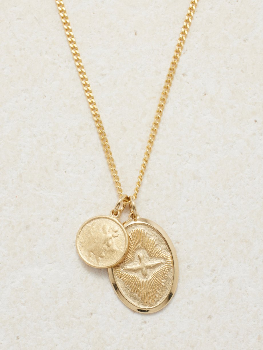 Gold Mini Dove 18kt gold-vermeil pendant necklace | Miansai | MATCHES UK