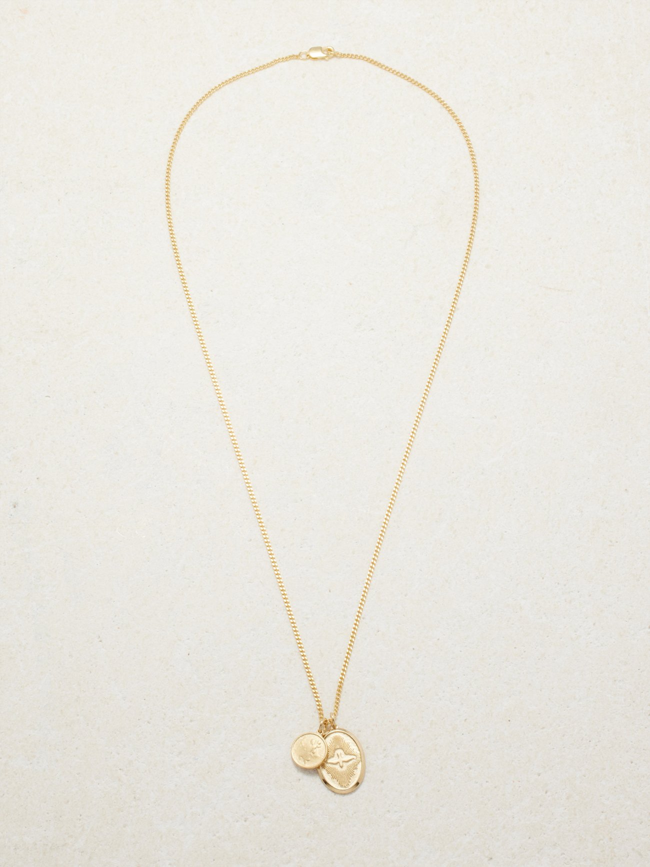 Gold Mini Dove 18kt gold-vermeil pendant necklace | Miansai 