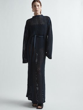 Raey Knitted organic-cotton maxi dress
