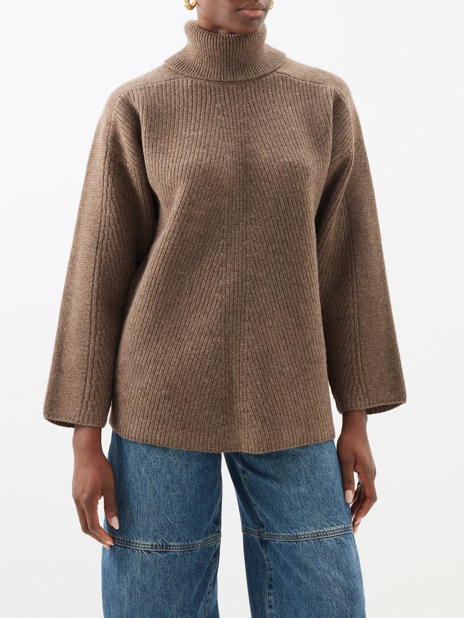 British Wool Roll Neck Sweater