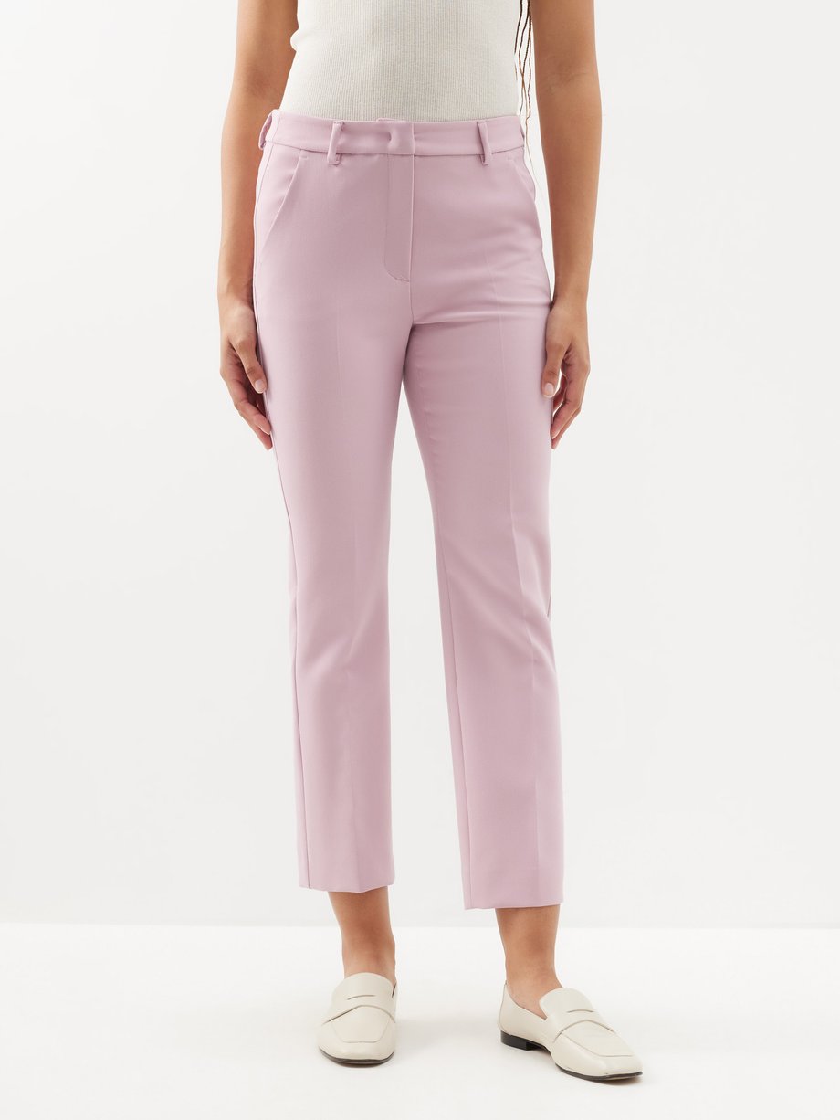 Buy Women Olive Solid Formal Regular Fit Trousers Online - 799356 | Van  Heusen