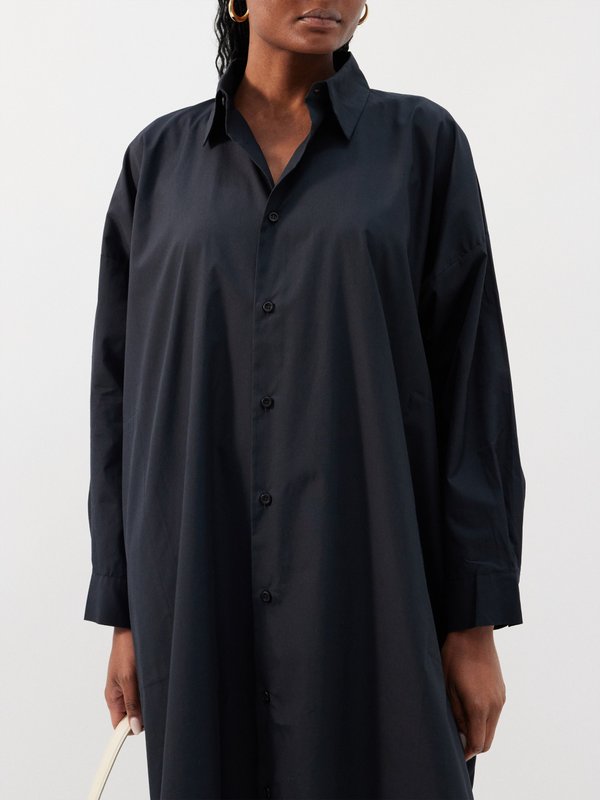 Eskandar Cotton-poplin shirt dress