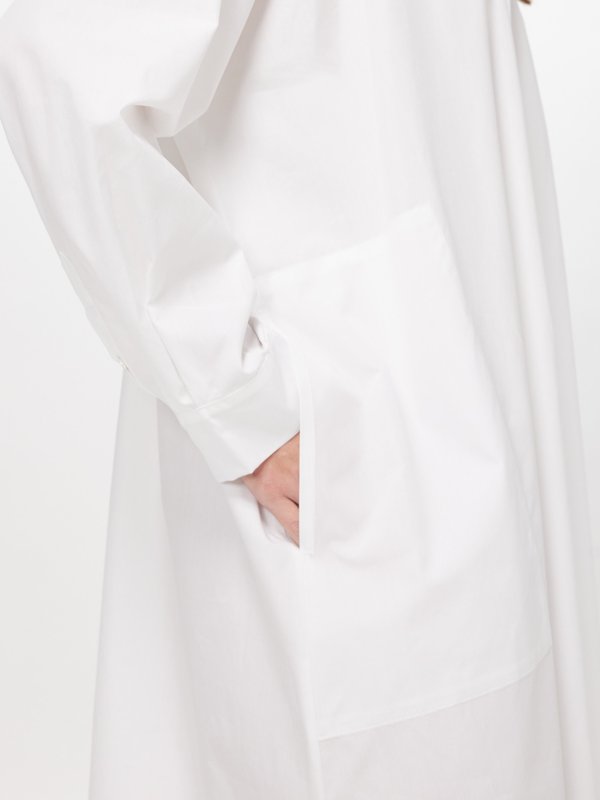 Eskandar Oversized cotton-poplin shirt dress