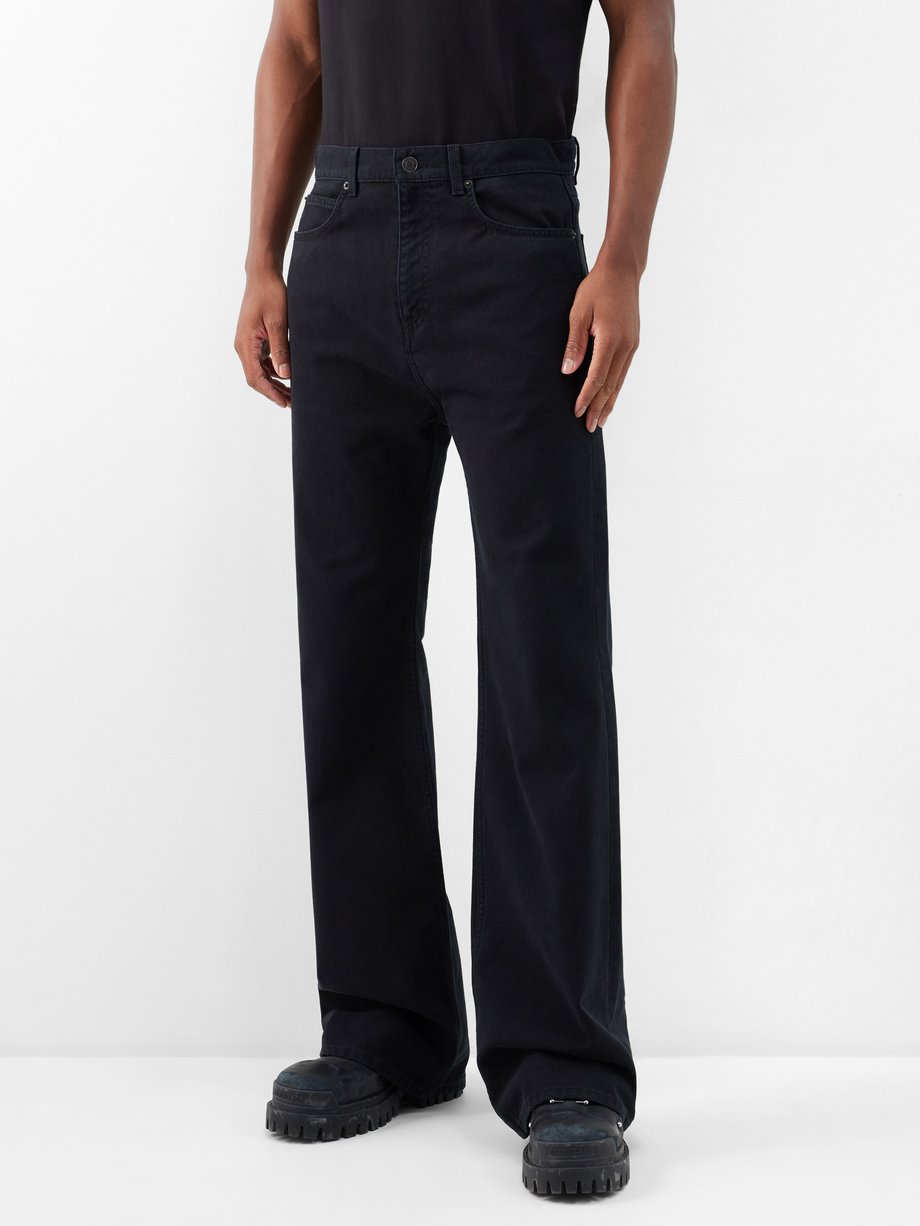 Black Low-rise flared jeans, Balenciaga