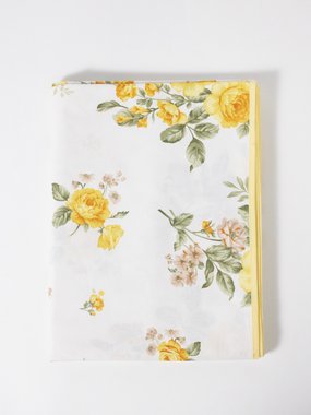 Mrs. Alice Rose-print cotton-blend 180cm x 304cm tablecloth