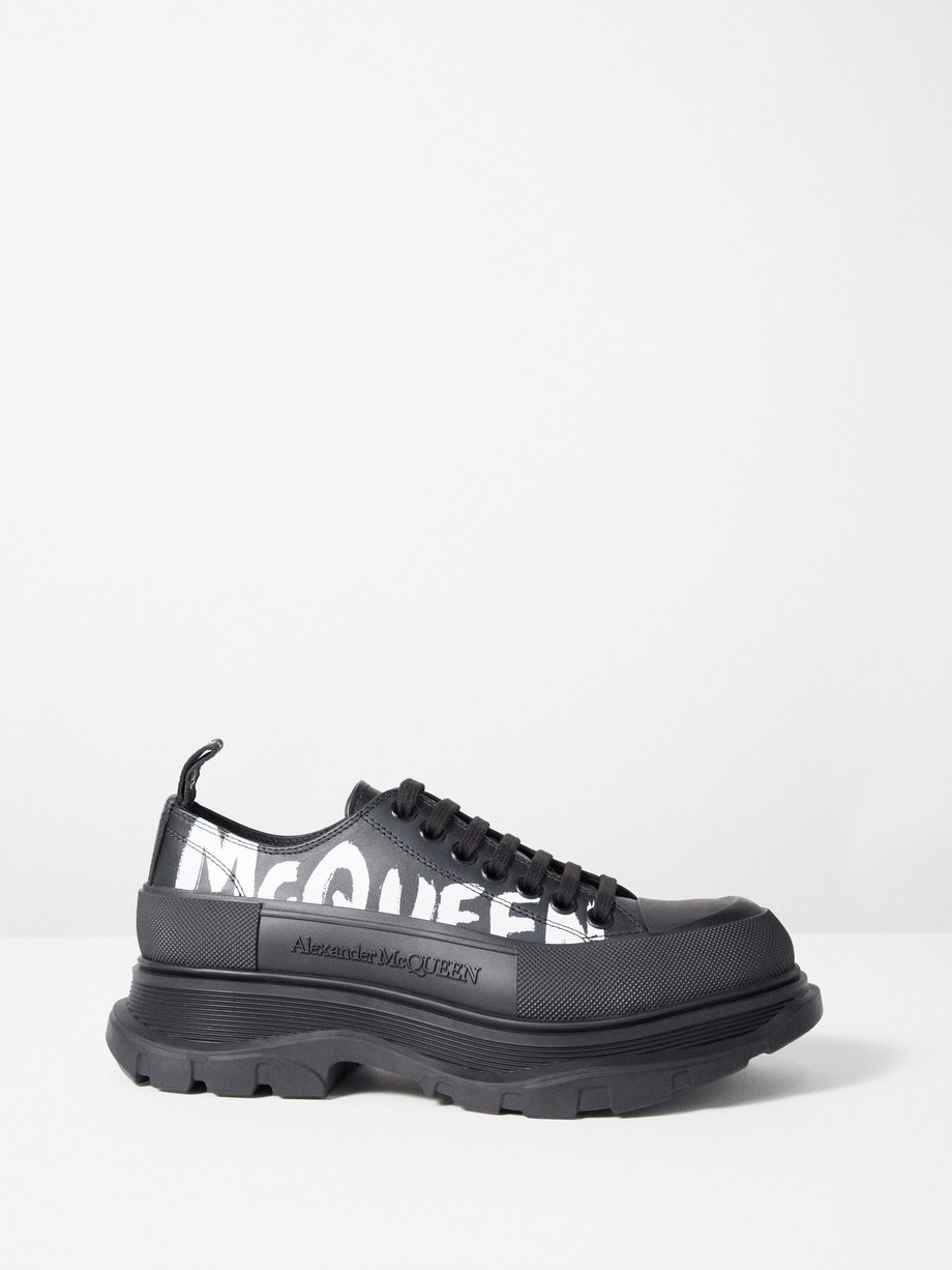 Alexander mcqueen hot sale black trainer