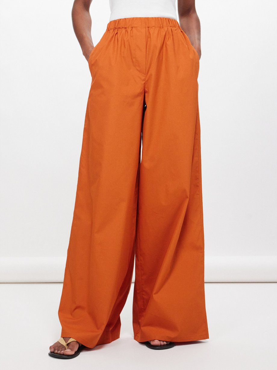 Orange Flared Trousers for Men | Trousers | The Halloween Spot