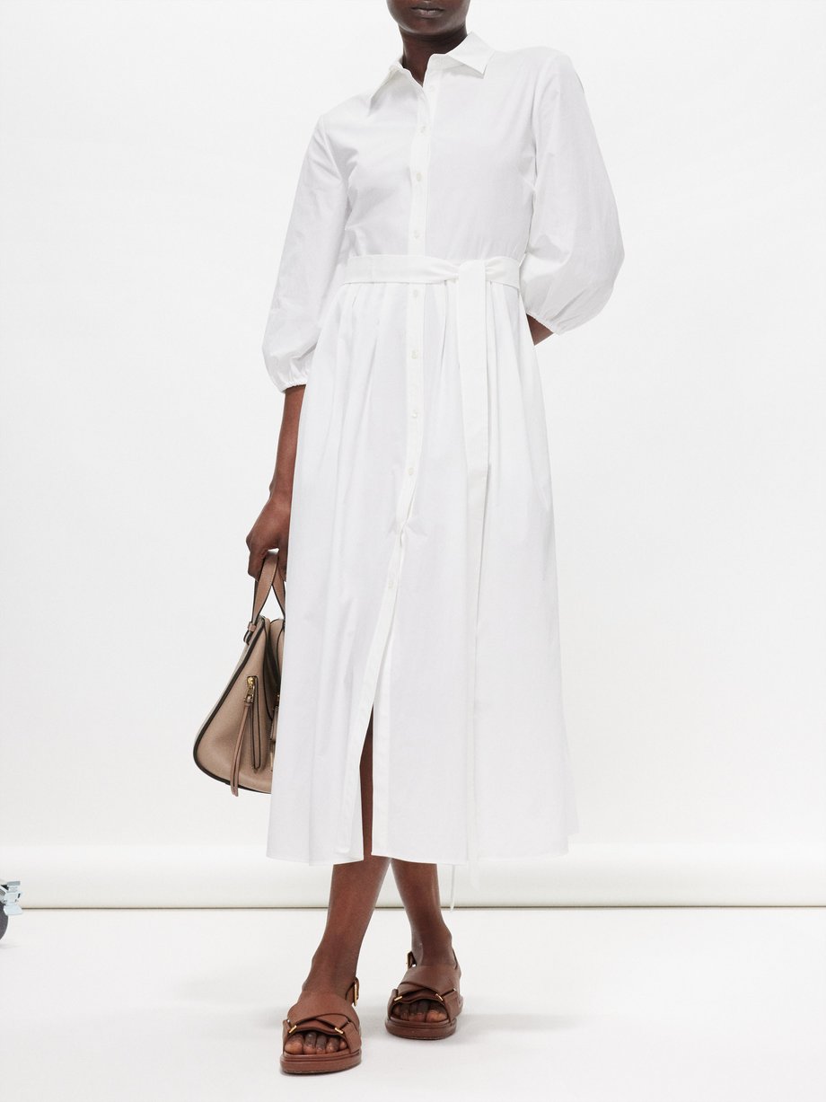 White Faenza dress | Weekend Max Mara | MATCHES UK
