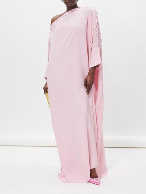 Taller Marmo Mila buttoned crepe gown