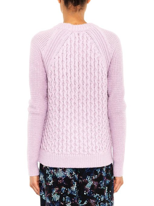 Multi-knit wool-blend sweater | Rebecca Taylor | MATCHESFASHION US