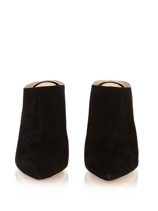 Slip-on suede mules | Gianvito Rossi | MATCHESFASHION US