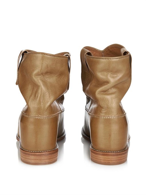 isabel marant cluster leather boots