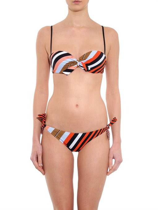 fendi bandeau bikini