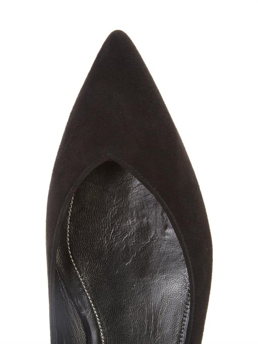 All Time suede pointed flats 