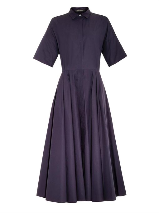 Pleated cotton-poplin dress | Ter Et Bantine | MATCHESFASHION US