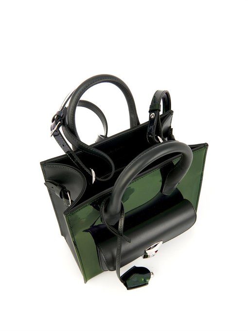 balenciaga padlock mini crossbody bag