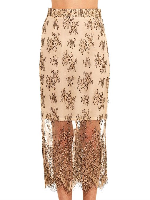 Lace pencil skirt | Freda | MATCHESFASHION UK