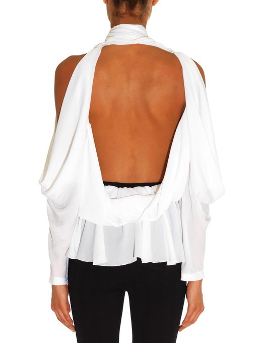 Open-back blouse | Givenchy | MATCHESFASHION UK