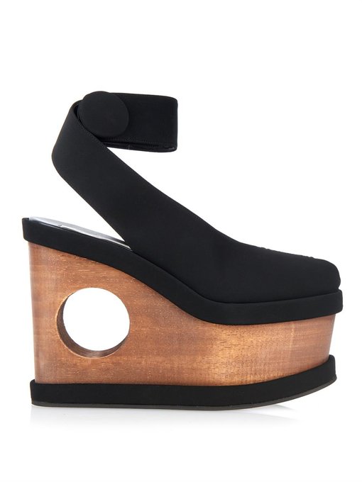 Cornelia peep-toe platform sandals | Stella McCartney | MATCHESFASHION UK