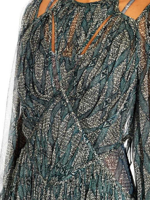 Riot Web silk-georgette dress | Zimmermann | MATCHESFASHION US