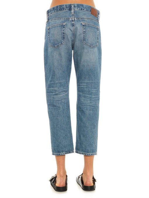 AG Jeans The Drew low-slung boyfriend jeans