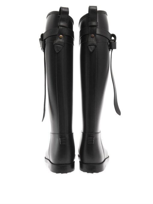 Belted equestrian rain boots | Burberry 