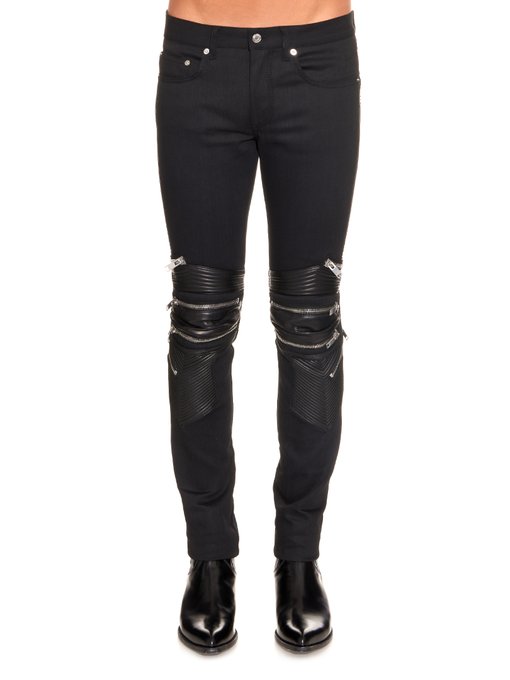 Slim-fit biker jeans | Saint Laurent | MATCHESFASHION US