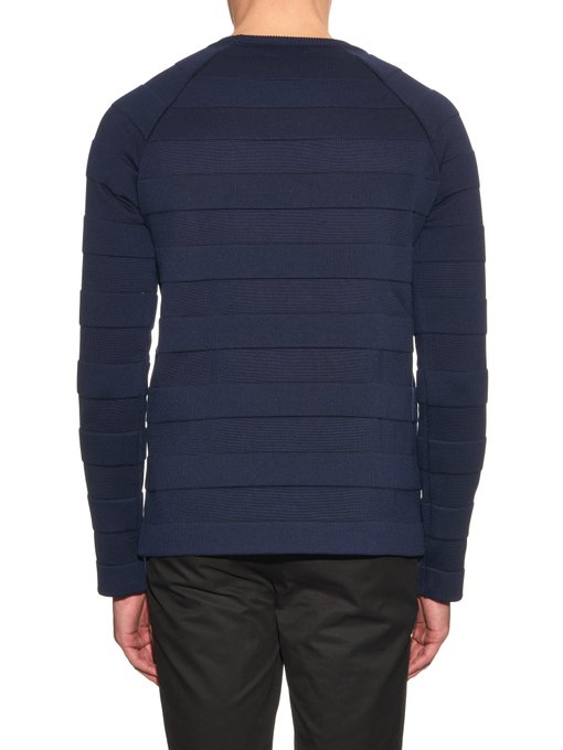 Crew-neck cotton-blend sweater | Balenciaga | MATCHESFASHION UK
