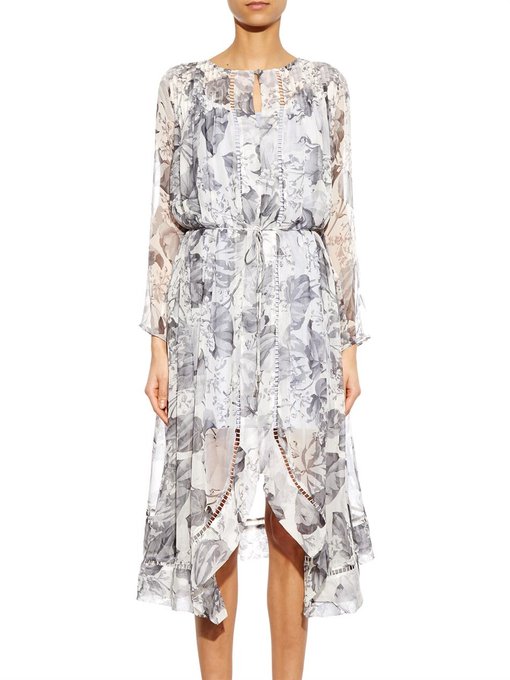 Seer floral-print silk dress | Zimmermann | MATCHESFASHION UK
