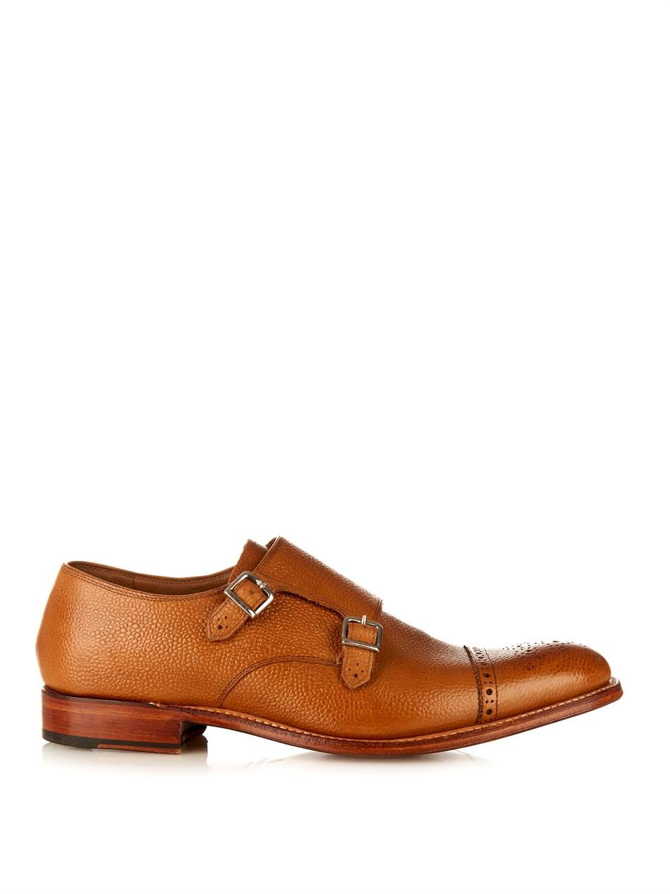 Ellery monk-strap leather shoes 