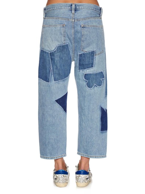 Big Jean patchwork boyfriend jeans | Marc By Marc Jacobs ...