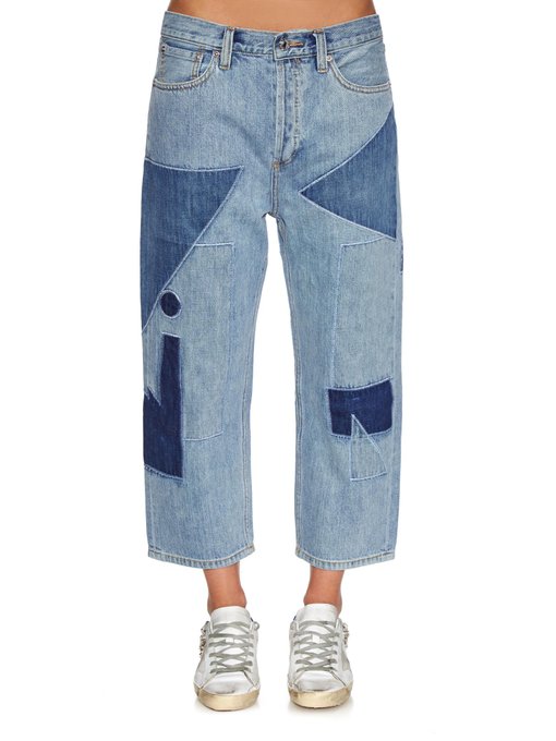 Big Jean patchwork boyfriend jeans | Marc By Marc Jacobs ...