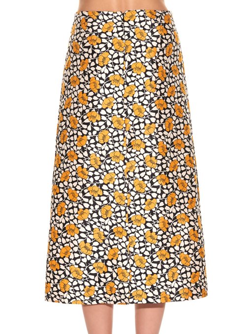 Buttercup-print midi skirt | Marni | MATCHESFASHION US