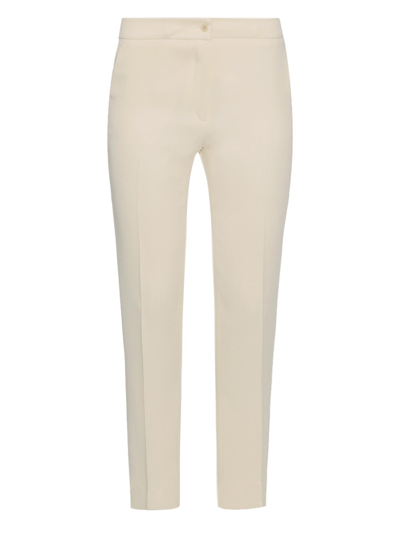 skinny crepe trousers