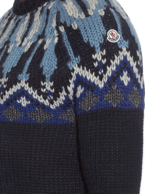 Wool and alpaca-blend sweater | Moncler | MATCHESFASHION US