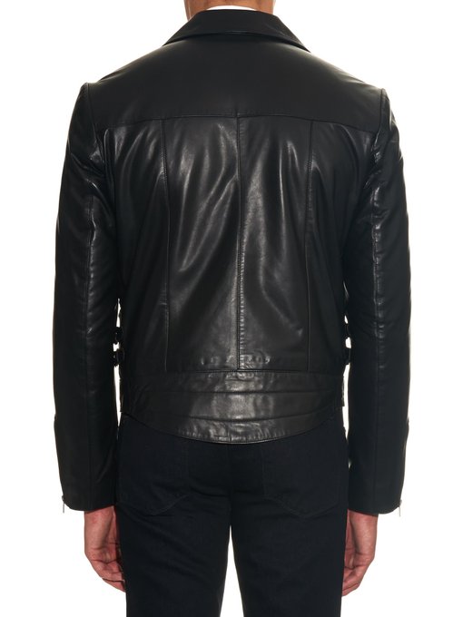 Leather biker jacket | McQ Alexander Mcqueen | MATCHESFASHION UK