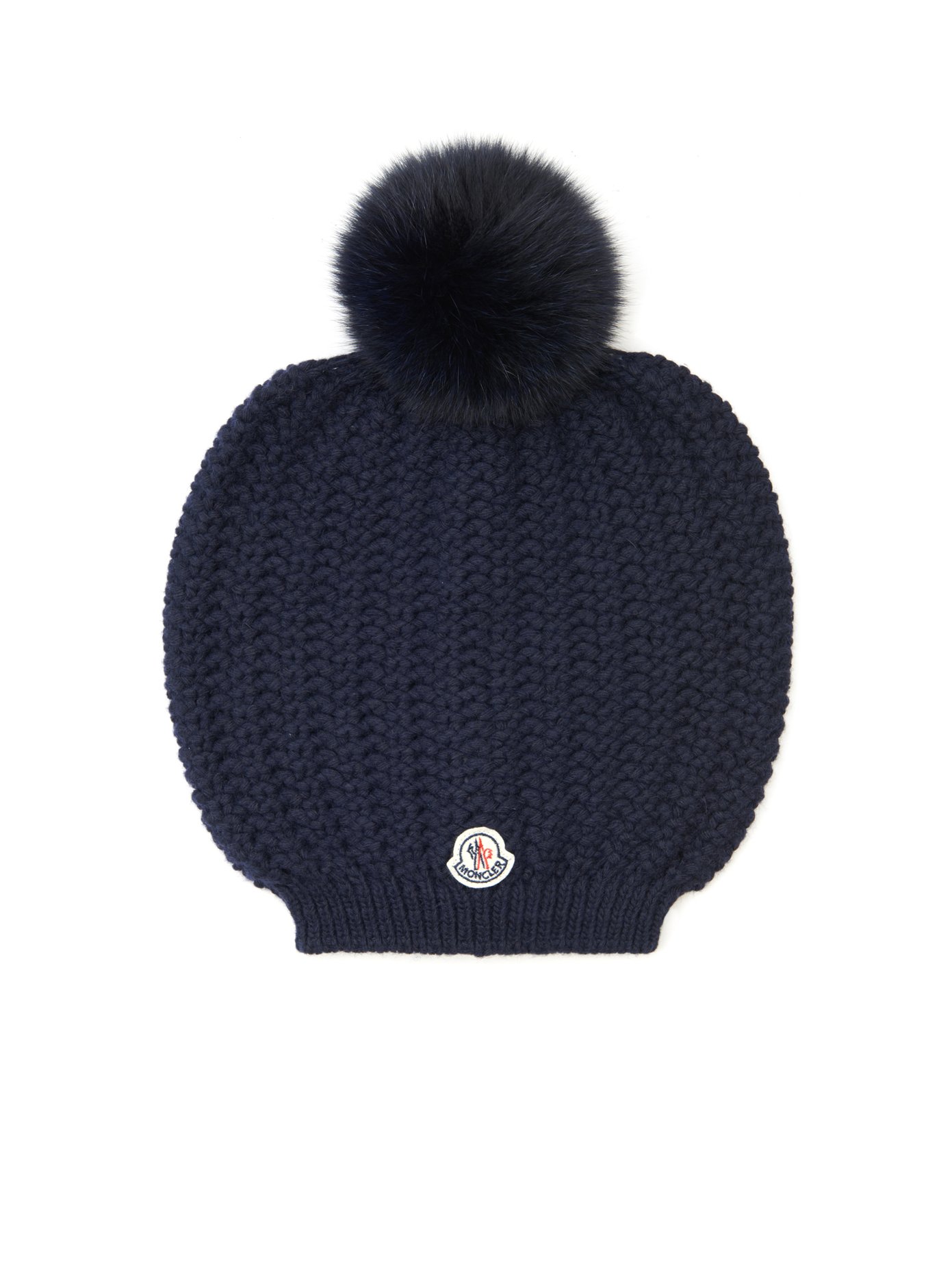 moncler fox fur hat