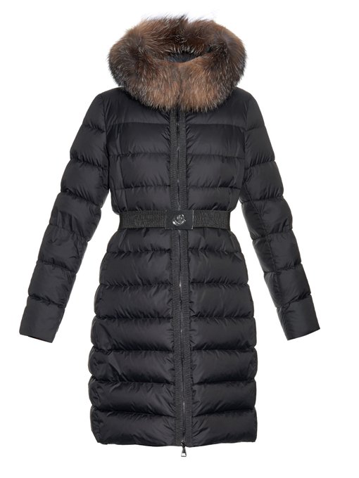 Fabrefox fox-fur and quilted-down coat | Moncler | MATCHESFASHION US