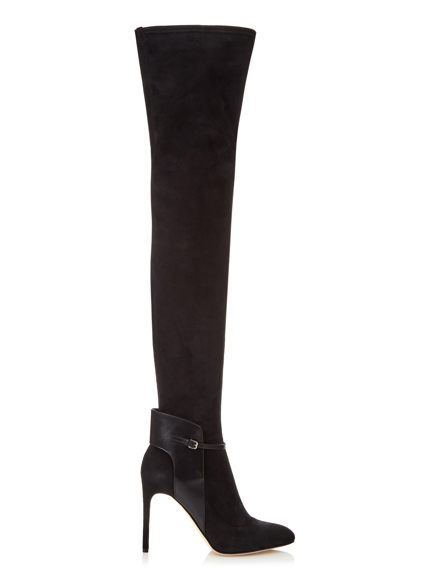 sergio rossi over the knee suede boots
