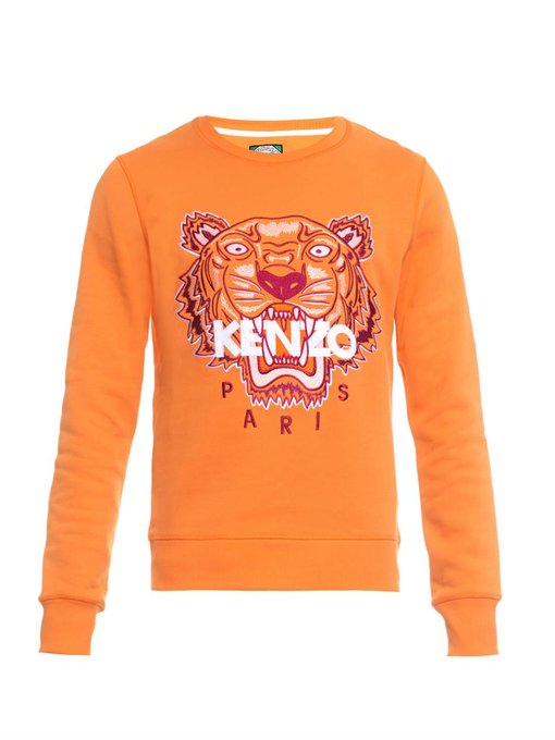 kenzo orange sweatshirt