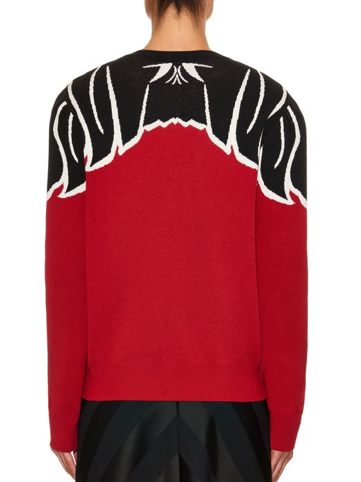 Wings-intarsia sweater | REDValentino | MATCHESFASHION.COM US