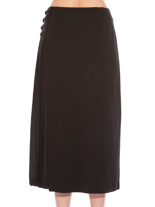 Buckle-detail pleated midi skirt | A.L.C. | MATCHESFASHION UK