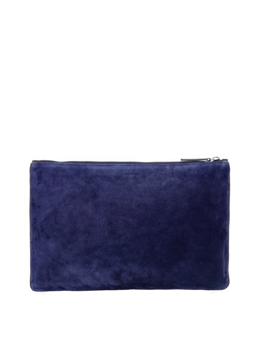 Suede and leather document holder | Jil Sander | MATCHESFASHION US